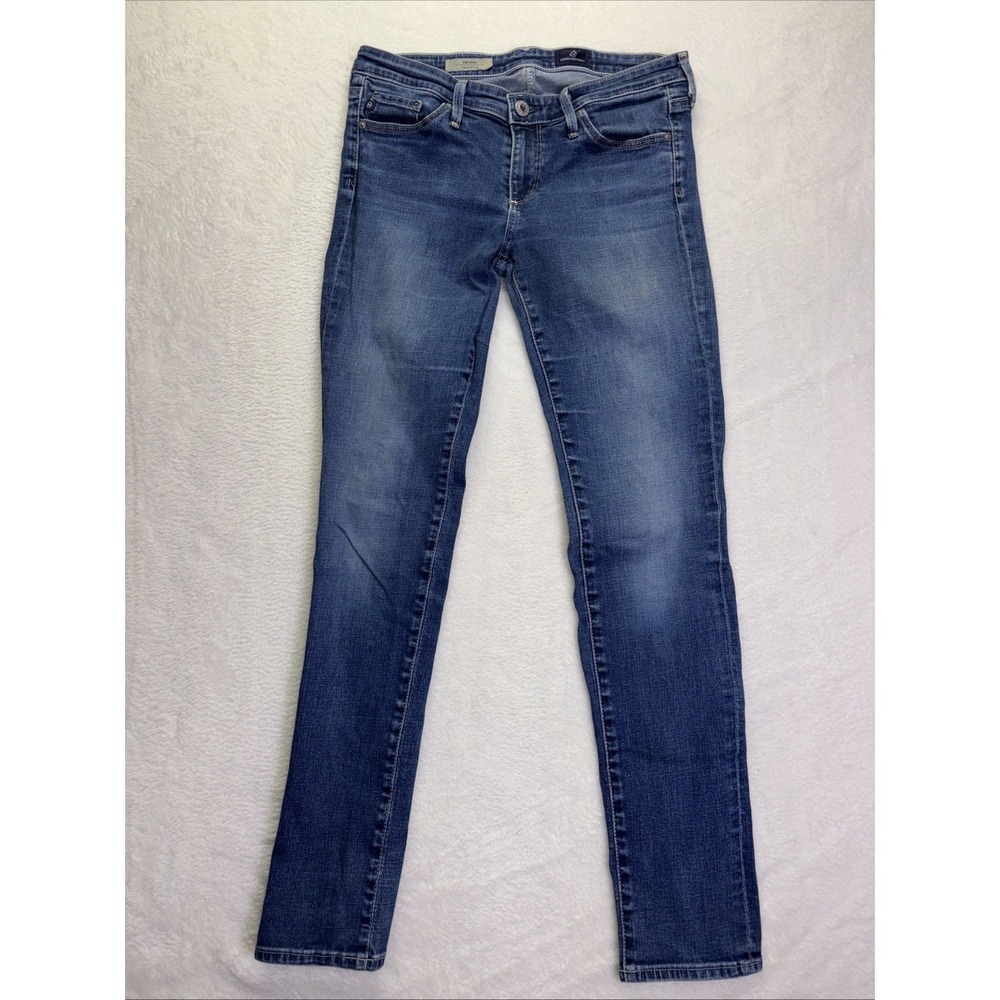 Adriano Goldschmied The Stilt Cigarette Leg Size 27R Medium Rise Medium Wash